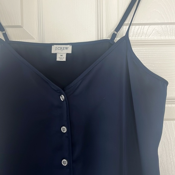 J Crew navy blue tank - Picture 2 of 7